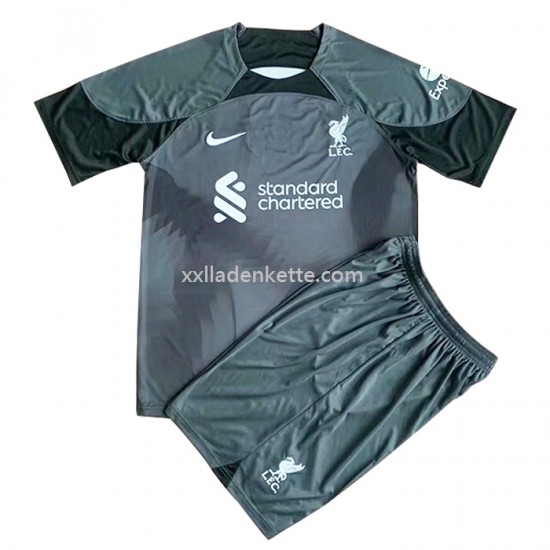 Fußballtrikot Liverpool Kinder Auswärts 2022-2023 Kurzarm