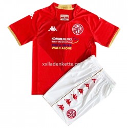 Fußballtrikot Mainz 5 Kinder Heim 2022-2023 Kurzarm