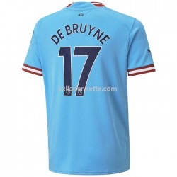 Fußballtrikot Manchester City De Bruyne 17 Heim 2022-2023 Kurzarm
