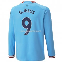 Fußballtrikot Manchester City G.Jesus 9 Heim 2022-2023 Langarm