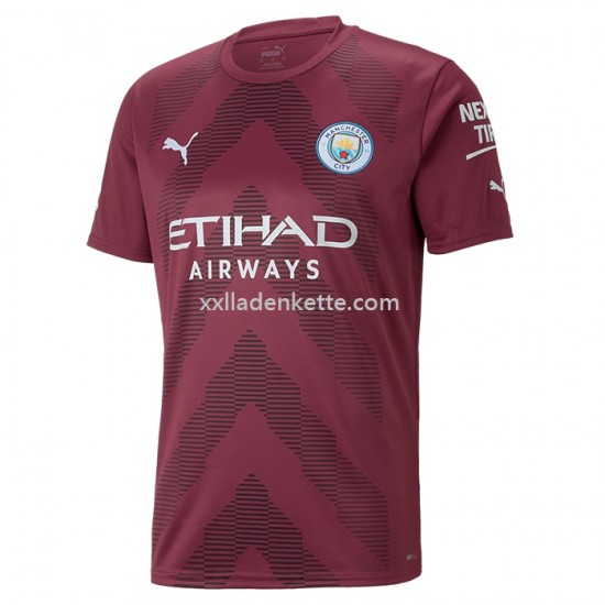Fußballtrikot Manchester City Torwart Heim 2022-2023 Kurzarm