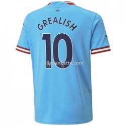 Fußballtrikot Manchester City Grealish 10 Heim 2022-2023 Kurzarm