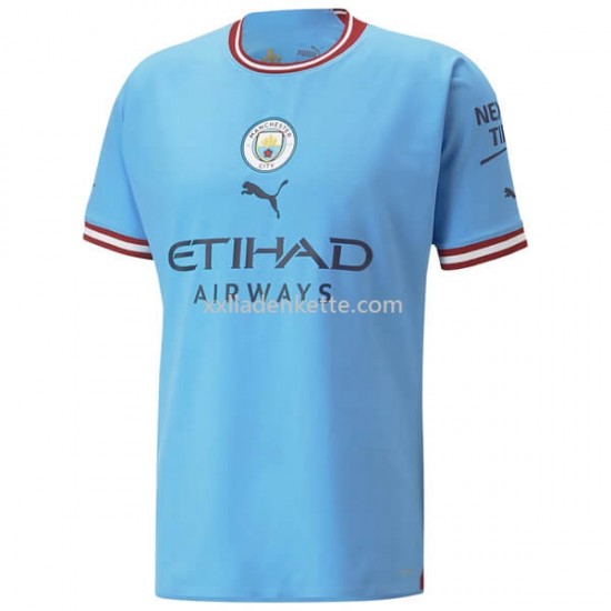 Fußballtrikot Manchester City Heim 2022-2023 Kurzarm