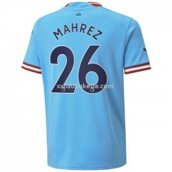 Fußballtrikot Manchester City Mahrez 26 Heim 2022-2023 Kurzarm
