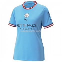 Fußballtrikot Manchester City Dame Heim 2022-2023 Kurzarm