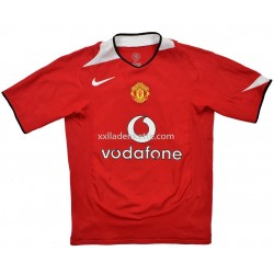 Fußballtrikot Manchester United Heim 2004-2006 Kurzarm