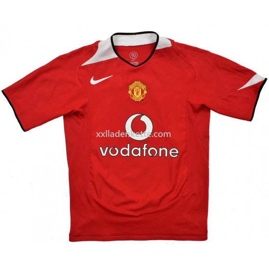 Fußballtrikot Manchester United Heim 2004-2006 Kurzarm