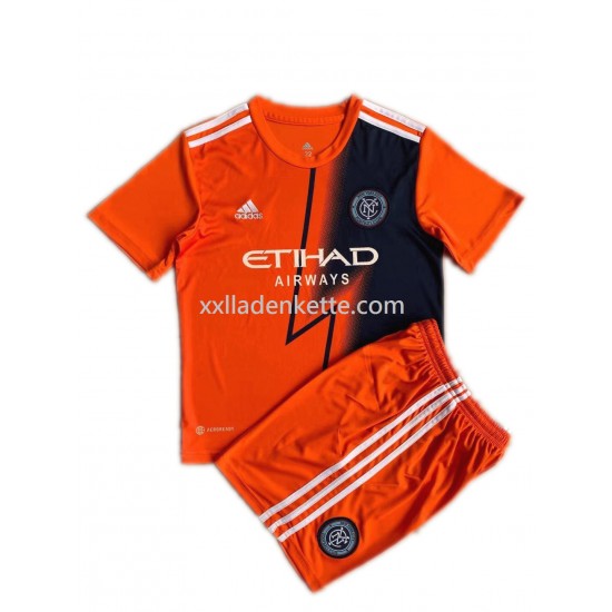 Fußballtrikot New York City Kinder Auswärts 2022-2023 Kurzarm
