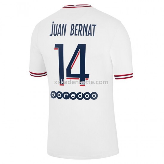 Fußballtrikot Paris Saint-Germain Juan Bernat 14 Viertes 2021-2022 Kurzarm