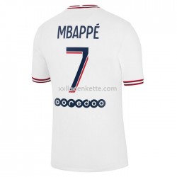 Fußballtrikot Paris Saint-Germain Kylian Mbappe 7 Viertes 2021-2022 Kurzarm