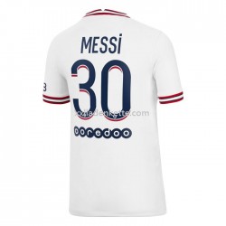Fußballtrikot Paris Saint-Germain Lionel Messi 30 Viertes 2021-2022 Kurzarm
