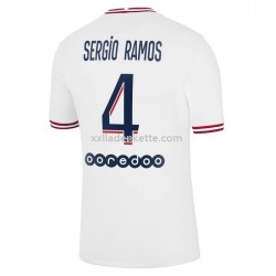 Fußballtrikot Paris Saint-Germain Sergio Ramos 4 Viertes 2021-2022 Kurzarm