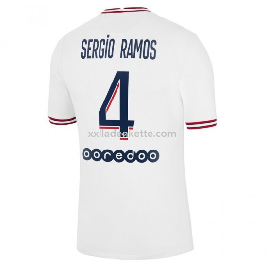 Fußballtrikot Paris Saint-Germain Sergio Ramos 4 Viertes 2021-2022 Kurzarm