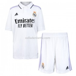 Fußballtrikot Real Madrid Kinder Heim 2022-2023 Kurzarm