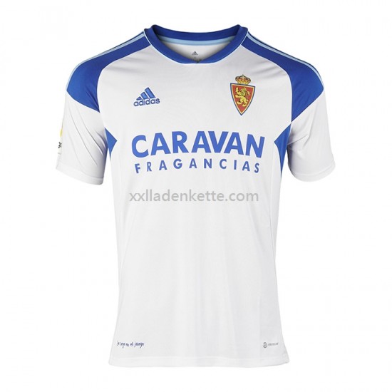 Fußballtrikot Real Zaragoza Heim 2022-2023 Kurzarm
