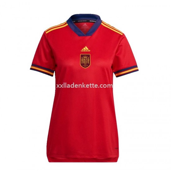 Fußballtrikot Spanien Dame Heim 2022 Kurzarm