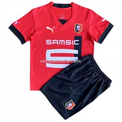 Fußballtrikot Stade Rennes Kinder Heim 2022-2023 Kurzarm