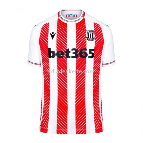 Fußballtrikot Stoke City Heim 2022-2023 Kurzarm