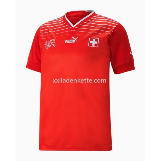 Fußballtrikot Schweiz Heim 2022 Kurzarm