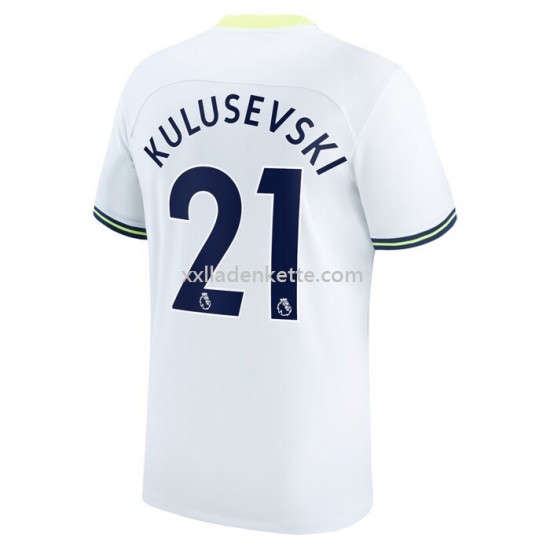 Fußballtrikot Tottenham Hotspur Dejan Kulusevski 21 Heim 2022-2023 Kurzarm
