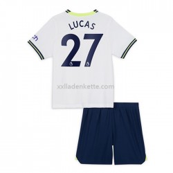 Fußballtrikot Tottenham Hotspur Lucas Moura 27 Kinder Heim 2022-2023 Kurzarm