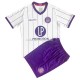 Fußballtrikot Toulouse FC Kinder Heim 2022-2023 Kurzarm