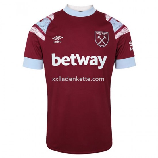 Fußballtrikot West Ham United Heim 2022-2023 Kurzarm