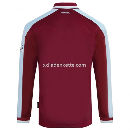 Fußballtrikot West Ham United Heim 2021-2022 Langarm