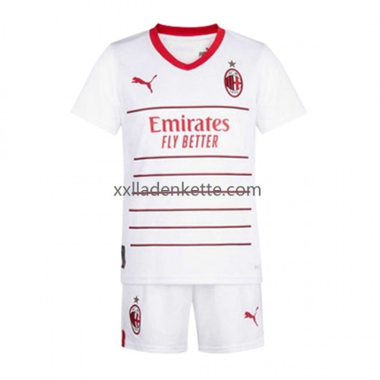 Fußballtrikot AC Mailand Kinder Auswärts 2022-2023 Kurzarm