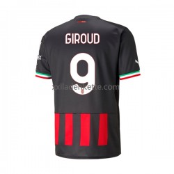 Fußballtrikot AC Mailand Olivier Giroud 9 Herren Heim 2022-2023 Kurzarm