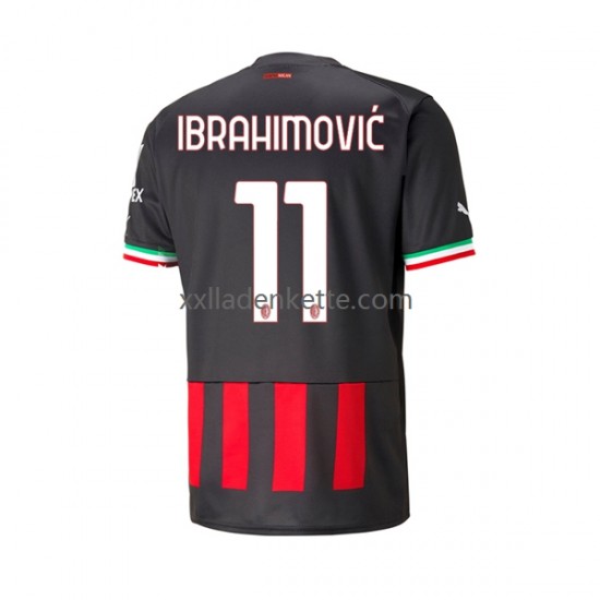 Fußballtrikot AC Mailand Ibrahimović Zlatan 11 Herren Heim 2022-2023 Kurzarm