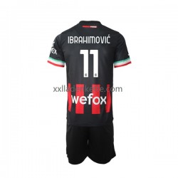 Fußballtrikot AC Mailand Ibrahimović Zlatan 11 Kinder Heim 2022-2023 Kurzarm