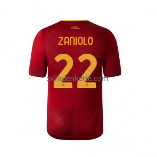 Fußballtrikot AS Rom Zaniolo 22 Herren Heim 2022-2023 Kurzarm