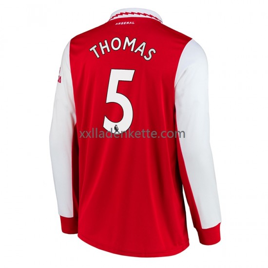Fußballtrikot Arsenal Thomas Partey 5 Herren Heim 2022-2023 Langarm