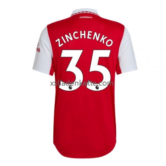 Fußballtrikot Arsenal Zinchenko 35 Herren Heim 2022-2023 Kurzarm