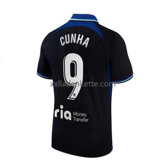 Fußballtrikot Atlético Madrid Matheus Cunha 9 Herren Auswärts 2022-2023 Kurzarm