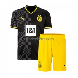 Fußballtrikot Borussia Dortmund Kinder Auswärts 2022-2023 Kurzarm