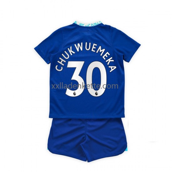 Fußballtrikot Chelsea Chukwuemeka 30 Kinder Heim 2022-2023 Kurzarm