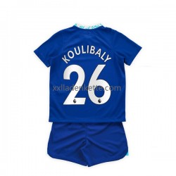 Fußballtrikot Chelsea Kalidou Koulibaly 26 Kinder Heim 2022-2023 Kurzarm