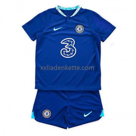 Fußballtrikot Chelsea Kinder Heim 2022-2023 Kurzarm