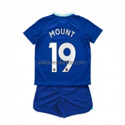 Fußballtrikot Chelsea Mason Mount 19 Kinder Heim 2022-2023 Kurzarm