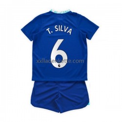 Fußballtrikot Chelsea T. Silva 6 Kinder Heim 2022-2023 Kurzarm