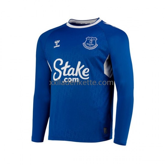 Fußballtrikot Everton FC Herren Heim 2022-2023 Langarm