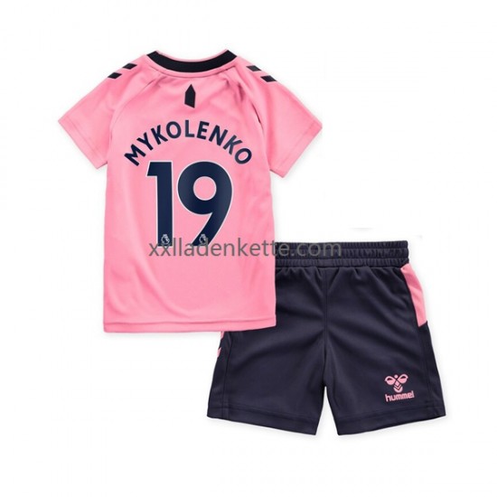 Fußballtrikot Everton FC Mykolenko 19 Kinder Auswärts 2022-2023 Kurzarm