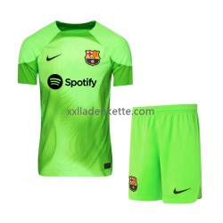 Fußballtrikot FC Barcelona Torwart Kinder Heim 2022-2023 Kurzarm