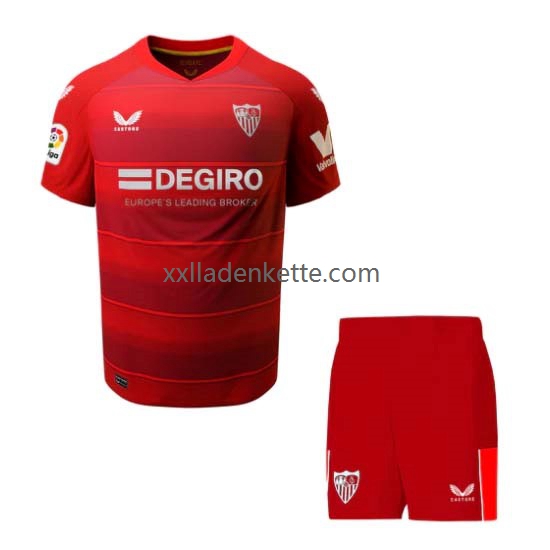 Fußballtrikot FC Sevilla Kinder Auswärts 2022-2023 Kurzarm