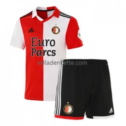 Fußballtrikot Feyenoord Rotterdam Kinder Heim 2022-2023 Kurzarm