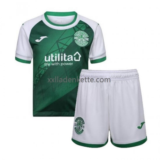 Fußballtrikot Hibernian Kinder Heim 2022-2023 Kurzarm