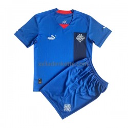 Fußballtrikot Island Kinder Heim 2022 Kurzarm