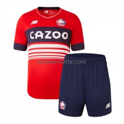 Fußballtrikot OSC Lille Kinder Heim 2022-2023 Kurzarm